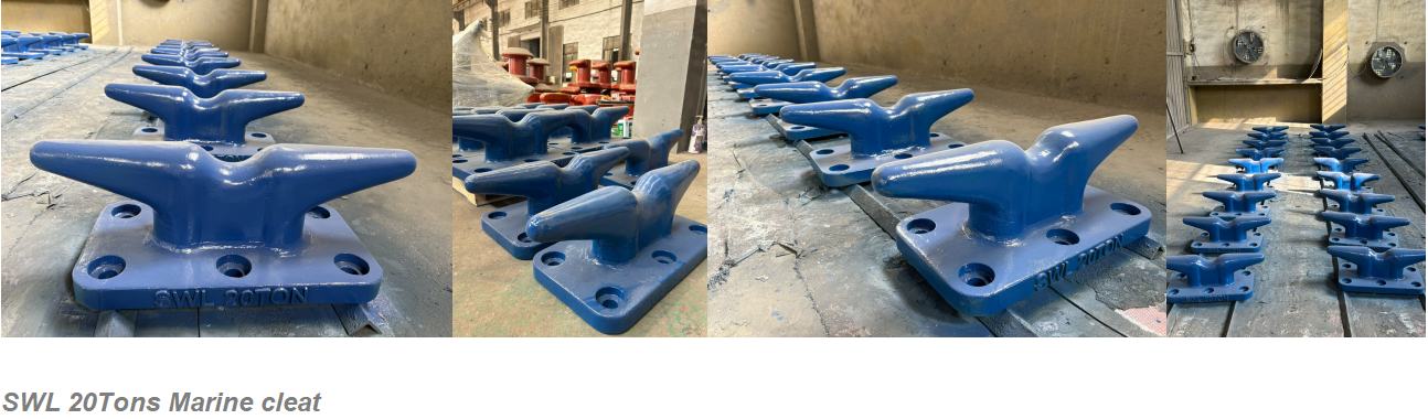 Delivery of SWL 15 Tons Marine cleat