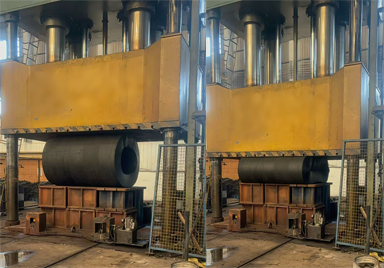 Compression test on cylindrical fenders