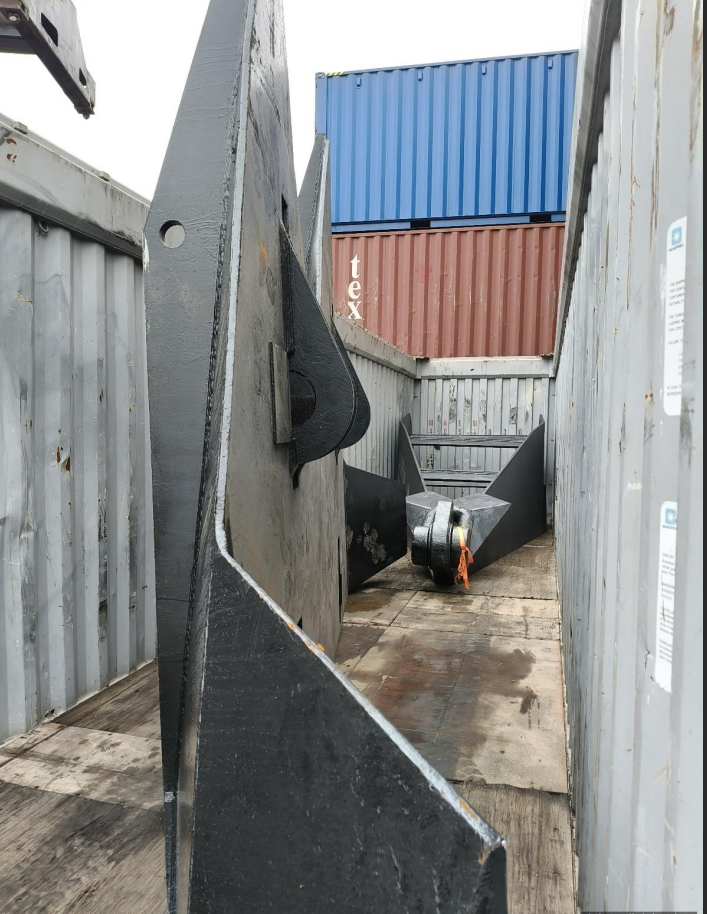 CJ-17 Ship Anchor Loaded and Shipped to Brazil